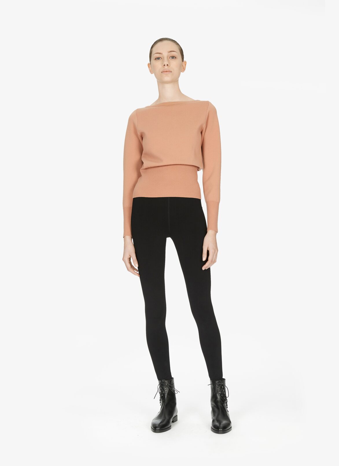 LONG SLEEVE SWEATER INGENUE NUDE ALAÏA NUDE  LONG SLEEVE SWEATER INGENUE NUDE